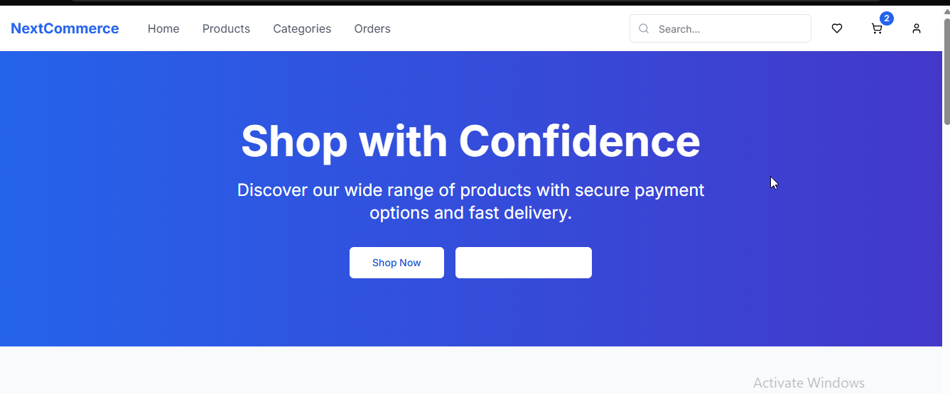 E-Commerce Website
